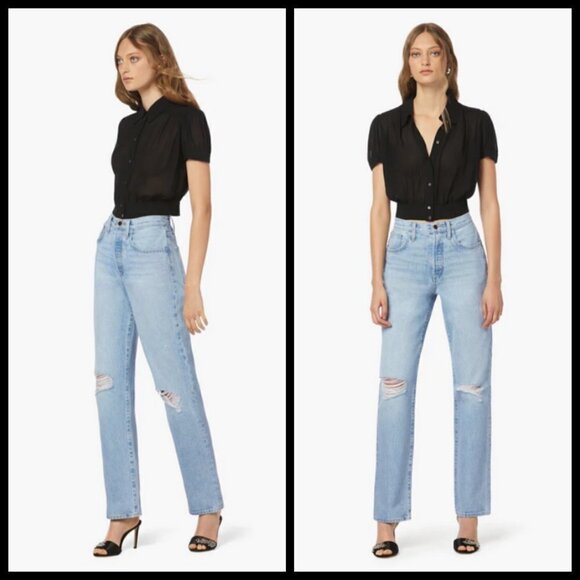 💕FAVORITE DAUGHTER💕 The Otto High-Rise Boyfriend Jeans ~ Cheshire 29 NWT - Picture 3 of 16